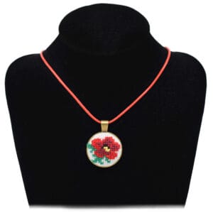Colier cu pandantiv traditional romanesc