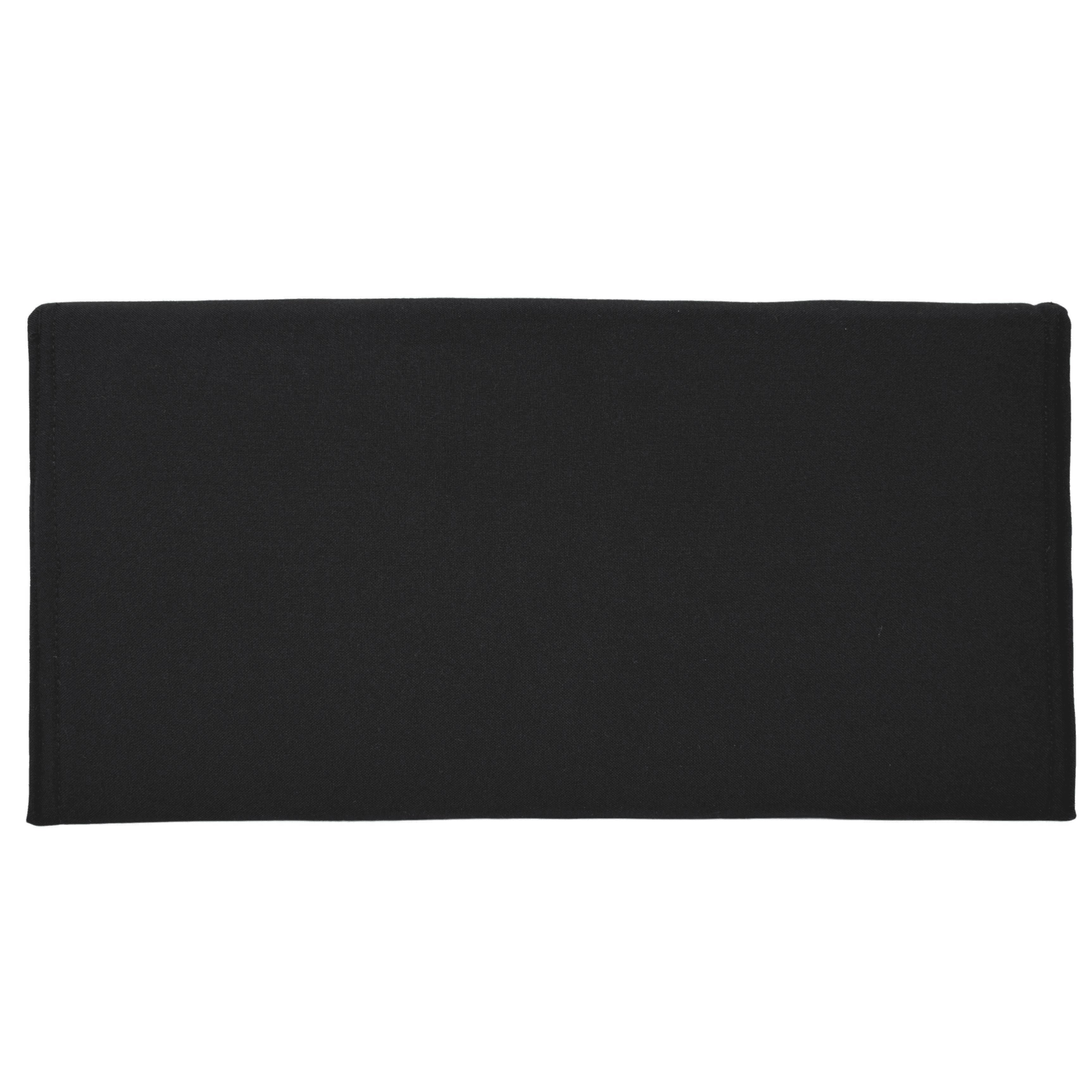 Poseta plic neagra cusuta rosu bej